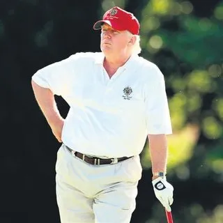 Trump golften uzak duramıyor
