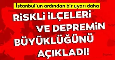Son dakika haberi: İstanbul'un ardından kritik bir deprem uyarısı da İzmir için! Korkutan deprem senaryosu...
