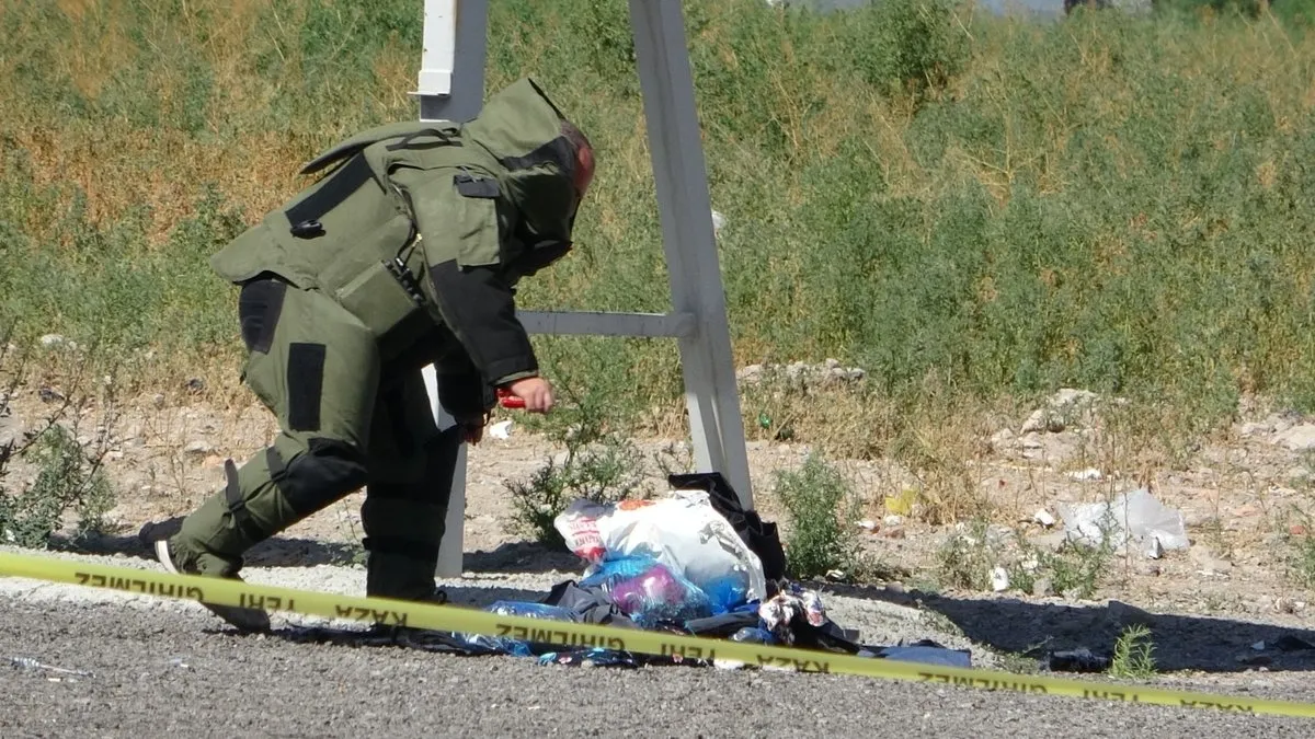 Kayseri’de şüpheli çanta paniği