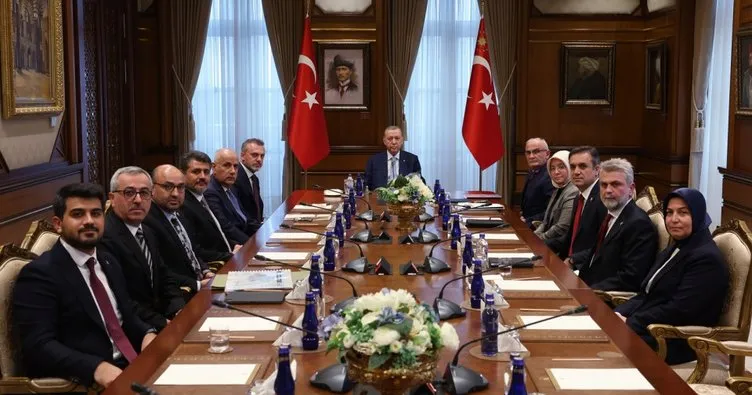 Kahramanmaraş Heyetinden Cumhurbaşkanı Erdoğan’a ziyaret