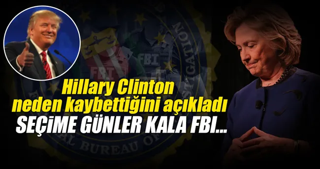 ‘FBI yüzünden kaybettim’