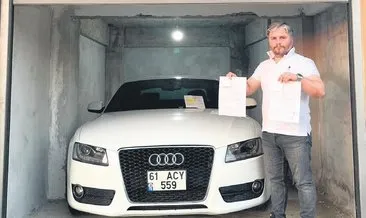 Trabzon’da garajdaki otomobil İstanbul’da kaçak geçiş yaptı!
