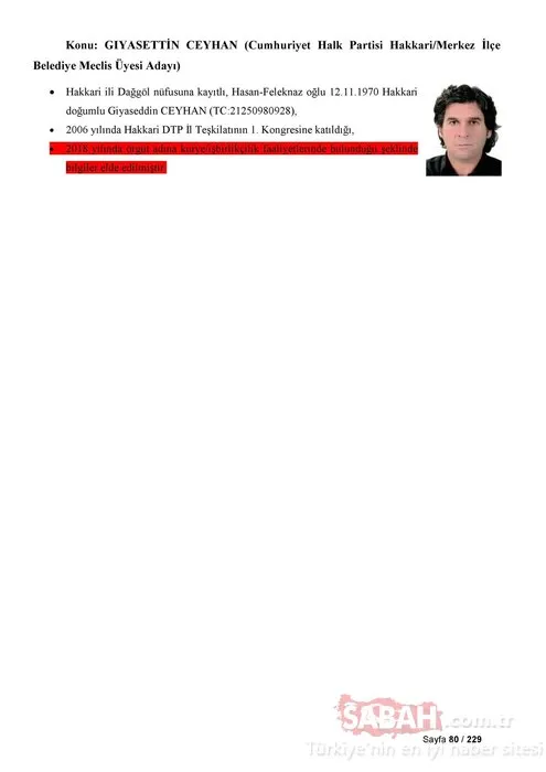 İşte CHP, Saadet Partisi ve İYİ Parti'nin PKK ile bağlantılı adayları!