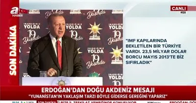 Son dakika: Cumhurbaşkanı Erdoğan: Oruç Reis’e en küçük bir taciz olursa gereken cevabı veririz | Video