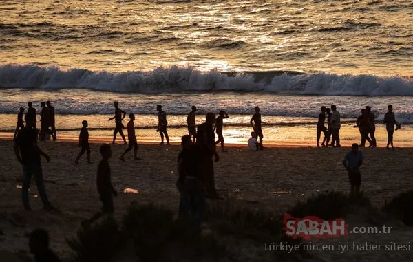 İsrail saldırısından sıcak kareler