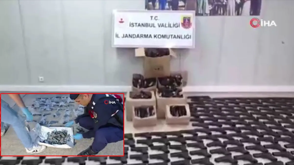 İstanbul ve Adana’daki dev operasyonda ortaya çıktı! Yüzlerce ruhsatsız silah ele geçirildi