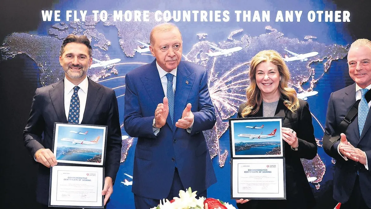 THY ile Boeing arasında dev anlaşma: 150 uçak alacak