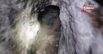 ’Pençe’ operasyonlarında PKK’lıların kullandığı 14 odalı mağara tespit edildi