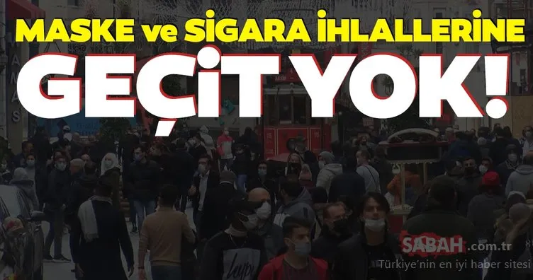 Son dakika: İstiklal Caddesi’nde maske ve sigara ihlallerine af yok!