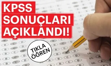 KPSS lisans sınavı sonuçları açıklandı! - ÖSYM giriş ile 2018 KPSS lisans ÖABT sınav sonuçları sorgula!