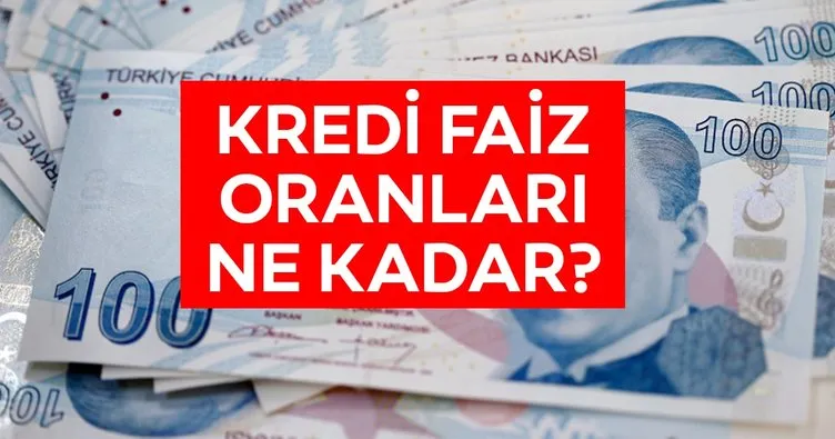 Kredi çekmek isteyen vatandaşlar dikkat! Kredi faiz oranları son durum! 2019 Halkbank, Vakıfbank, Akbank ihtiyaç-taşıt-konut kredisi