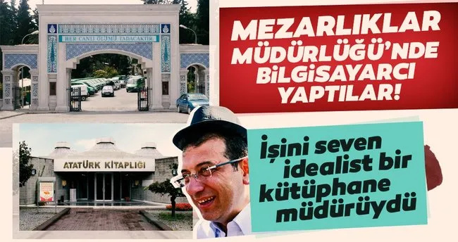Isini Seven Idealist Bir Kutuphane Muduruydu Mezarliklar Mudurlugu Nde Bilgisayarci Yaptilar Son Dakika Haberler