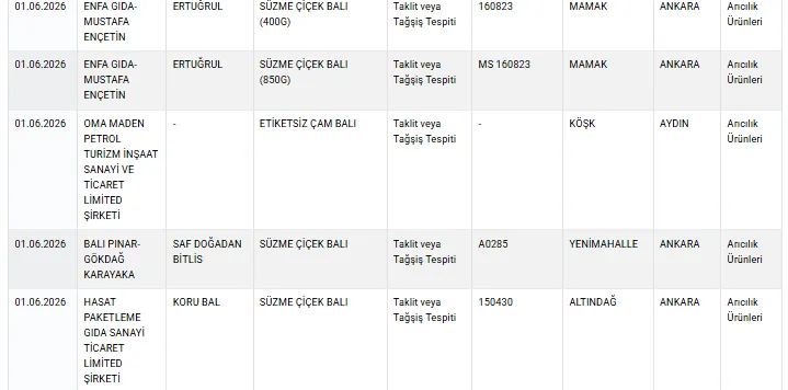 Tek tırnaklı ve kanatlı eti kullanmışlar! Köfte, pide, kıyma, kebap, lahmacun... Bakanlıktan yeni taklit ve tağşiş listesi