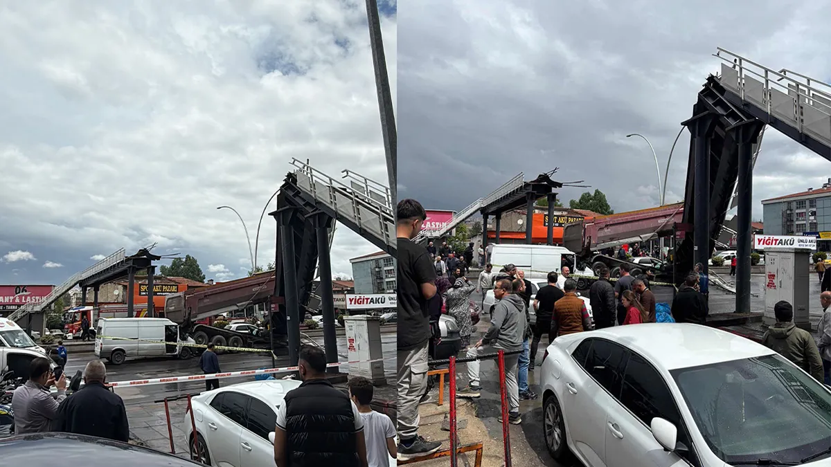 SON DAKİKA… Ankara’da damperi açık kamyon üst geçide çarptı! Köprü yıkıldı 3 yaralı var! SON DAKİKA… Ankara’da damperi açık kamyon üst geçide çarptı! Köprü yıkıldı 3 yaralı var!