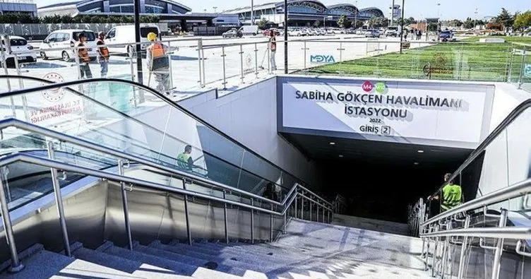 PENDİK - SABİHA GÖKÇEN METRO DURAKLARI 2022: Pendik Sabiha Gökçen Havalimanı metrosu açıldı! M10 metro hattı
