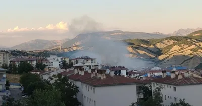 Tunceli’de korkutan bina yangını