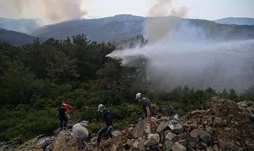 Bursa havai fişek nedeniyle yangın çıktı #bursa