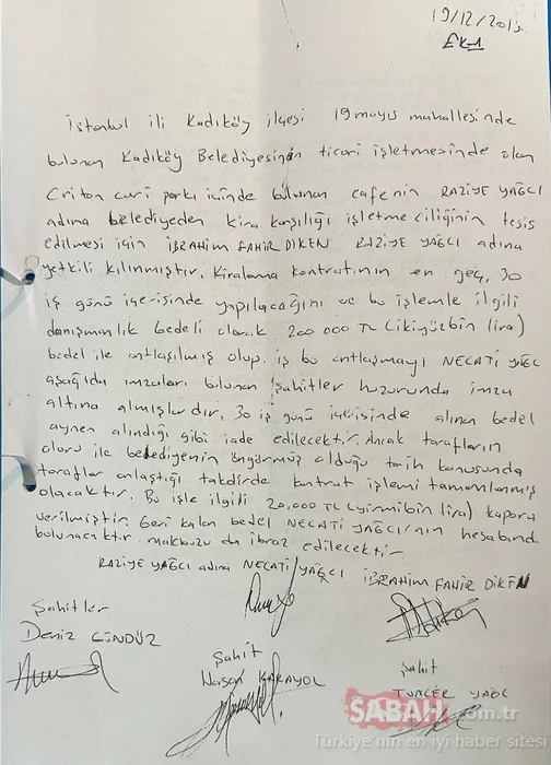 Kadıköy’deki protokollü rüşvet çarkı ses kayıtlarında! 500 bin almadan kimseye ruhsat vermiyor