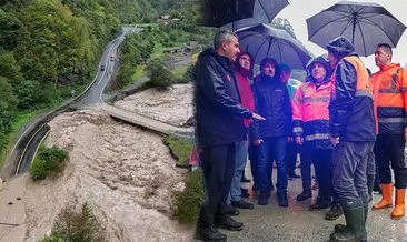 SON DAKİKA: Karadeniz'de sel faciası! Bir gecede 300 kg yağış: 100 yıllık köprü yıkıldı! Bakanlar bölgede... #rize