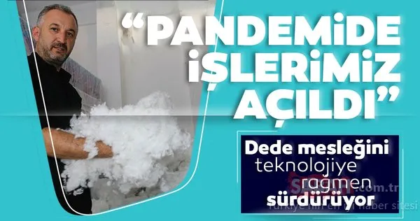 Dedesinden kalan yüncülüğü ayakta tutmaya çalışıyor