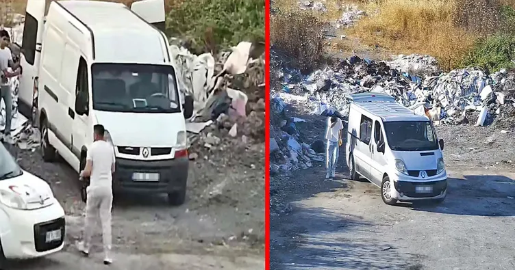 Avcılar’da boş araziye kaçak moloz döken 2 araç sahibine ağır fatura kesildi!