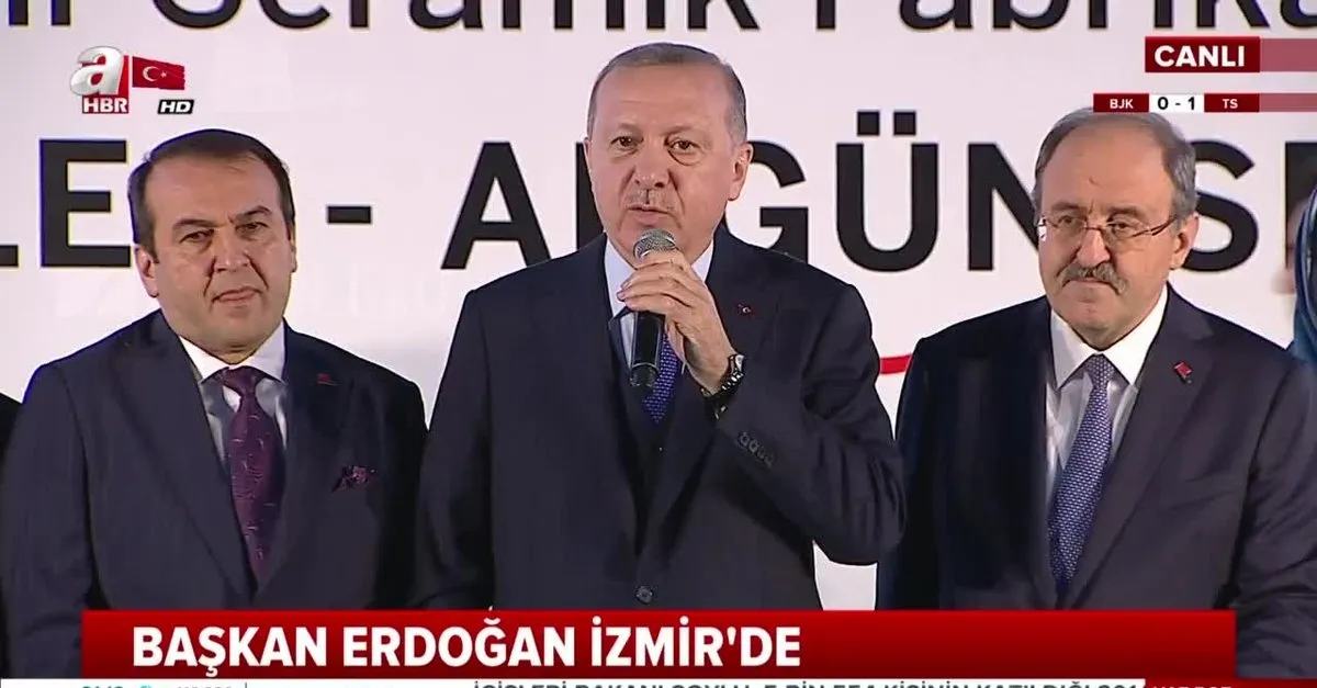 Baskan Erdogan Izmir De Seramik Fabrikasi Acti Ulkemizde Tas Ustune Tas Koyanin Basimiz Ustunde Yer Var Video Videosunu Izle Son Dakika Haberleri