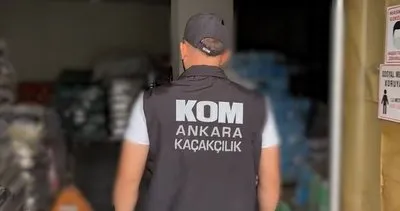 Ankara’da kaçakçılık operasyonu! Sahte içki ve kaçak gıda ürünleri ele geçirildi #ankara