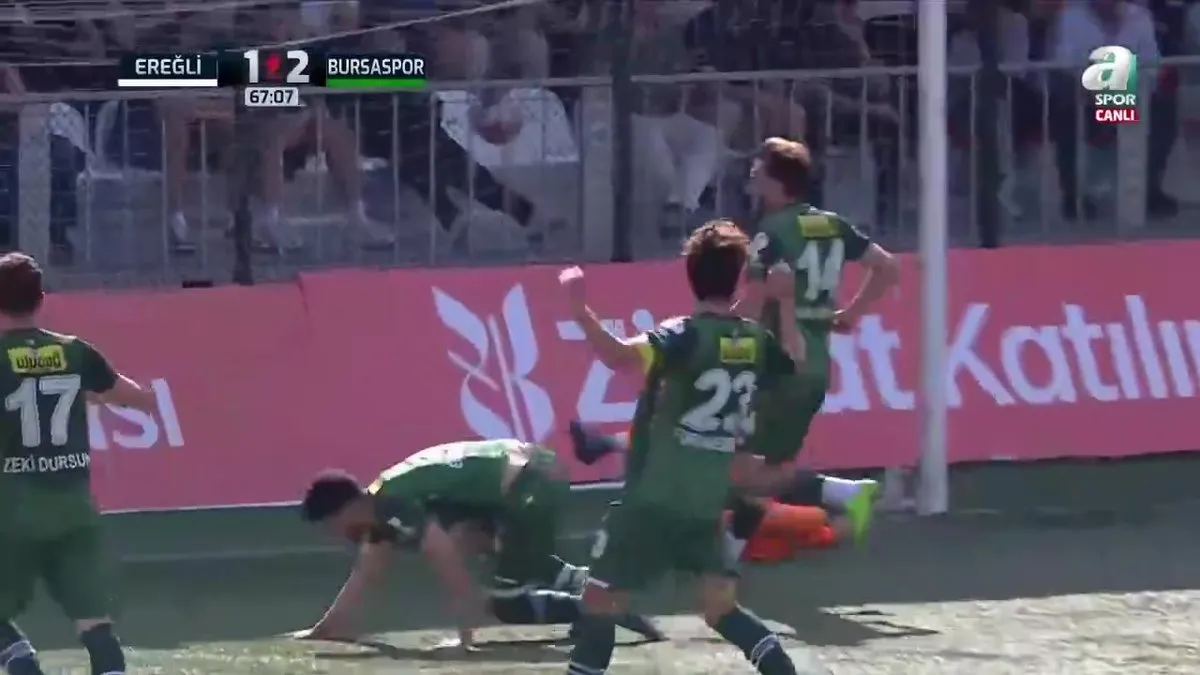 Karadeniz Ereğli Belediyespor 1-2 Bursaspor (MAÇ ÖZETİ) videosunu izle