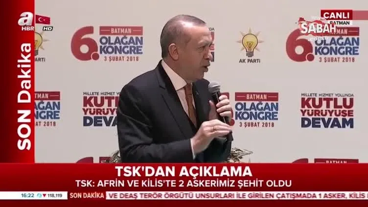 Cumhurbaşkanı Erdoğan