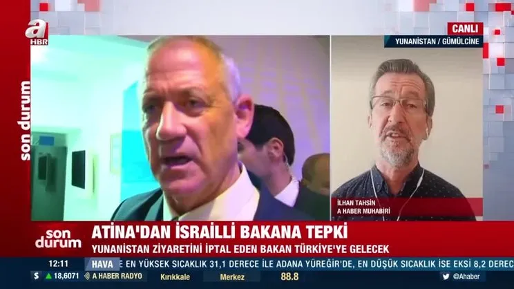 Atina'dan İsrailli Bakan'a tepki | Video