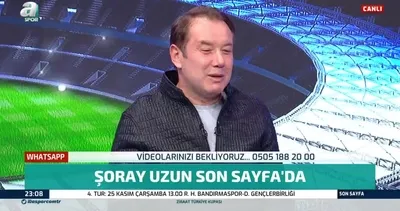 Şoray Uzun’dan Erman Toroğlu taklidi!