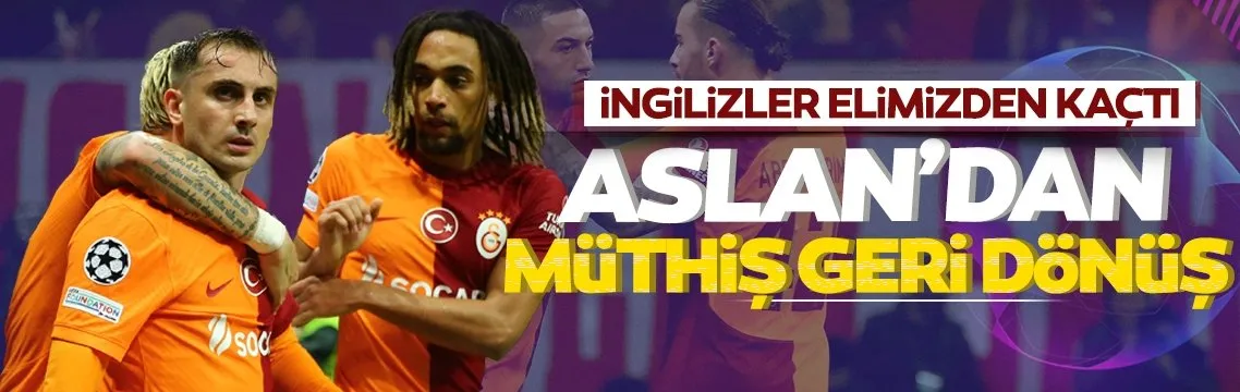 Galatasaray’dan muhteşem geri dönüş!