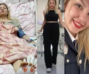 Doktorların yürüyemez dediği polisin son hali herkesi şaşkına çevirdi
