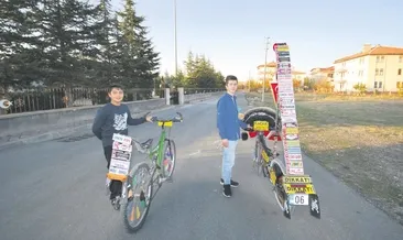 Muhammed Emin’in sıra dışı bisikleti