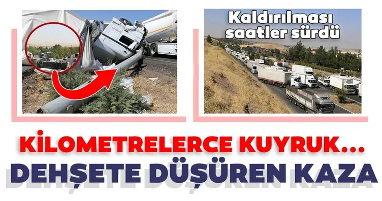 Son dakika haberi: Diyarbakır - Mardin Karayolu’nda dehlete düşüren kaza! Yol saatlerce trafiğe kapalı kaldı...