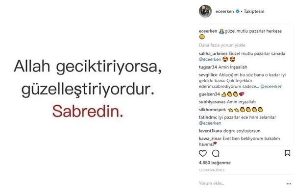 Ünlü isimlerin Instagram paylaşımları (28.01.2018)