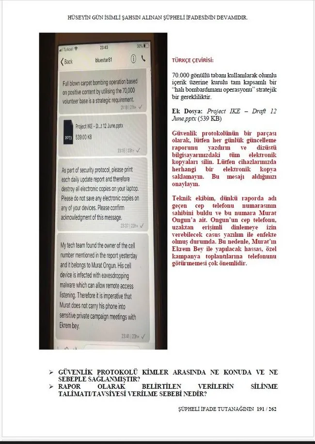 Casusluk soruşturmasında çarpıcı detaylar: Eski CIA çalışanı Aaron Barr, İBB Sözcüsü Murat Ongun’un telefonuna casus yazılımın yüklendiğini tespit etmiş!