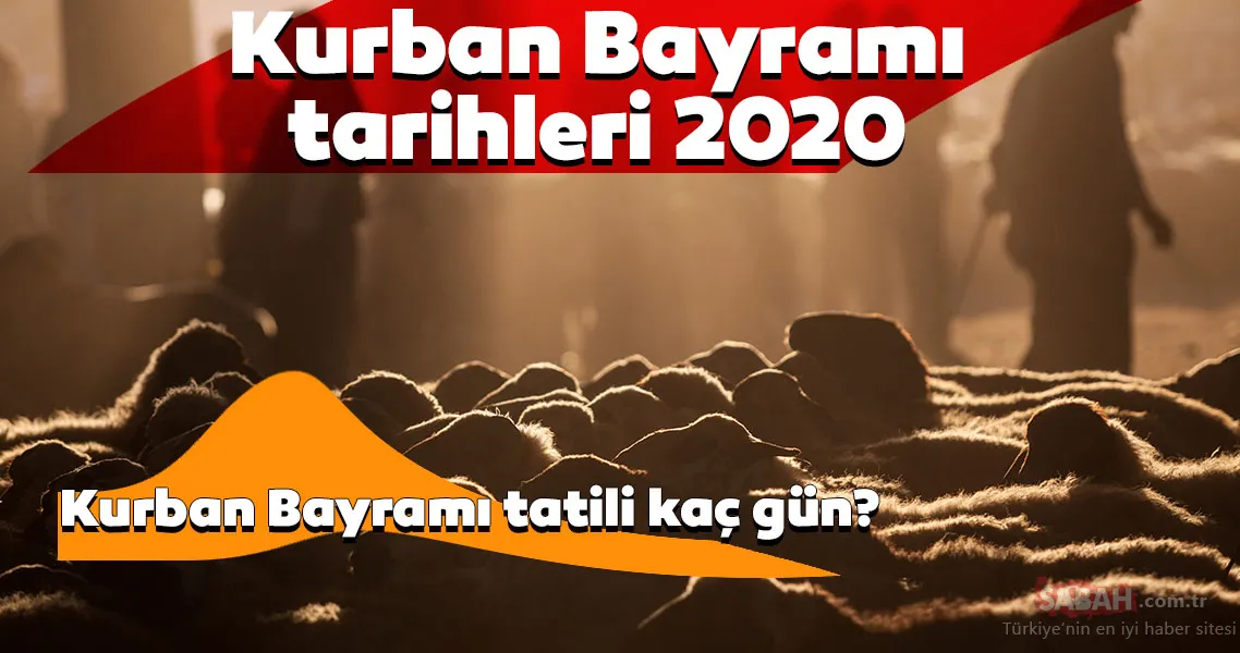 diyanet ile bayram tarihleri 2020
