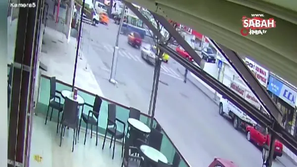 Ankara’da freni patlayan dolmuşun kaza anı kamerada | Video