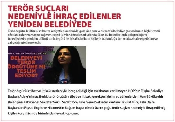 İçişleri Bakanlığı açıkladı! İşte HDP'li Diyarbakır, Van ve Mardin Büyükşehir Belediye Başkanlarının görevden alınma gerekçeleri