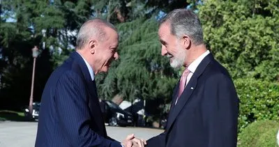 Başkan Erdoğan İspanya’da: Kral 6. Felipe ile görüştü!