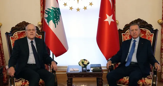 Başkan Erdoğan, Lübnan Başbakanı Mikati ile görüştü Başkan Erdoğan, Lübnan Başbakanı Mikati ile görüştü