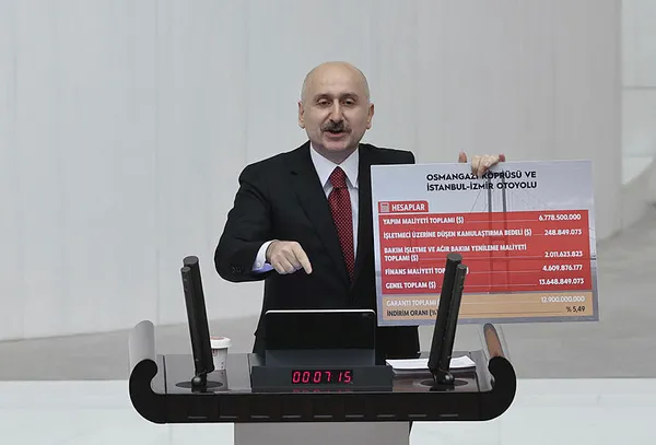 Son dakika! Muhalefetin Osmangazi ve Avrasya yalanına Bakan Karaismailoğlu rakamlarla yanıt verdi