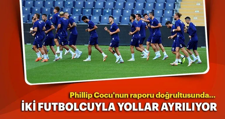 Fenerbahçe’de iki futbolcuyla yollar ayrılıyor