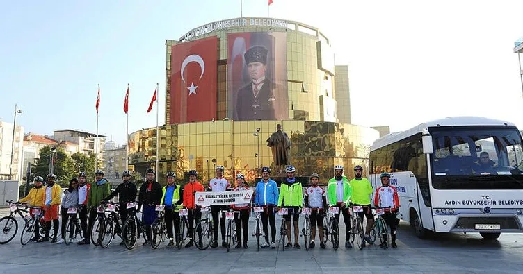 Aydın’dan Anıtkabir’e pedal bastılar