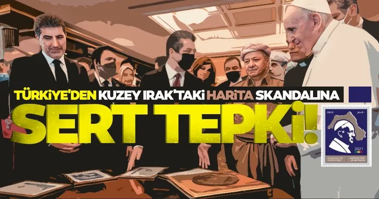 Son dakika: Dışişleri'nden Papa'nın Kuzey Irak ziyaretinde yaşanan Kürdistan haritası skandalına tepki!