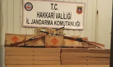 Hakkari’de cephanelik ele geçirildi!