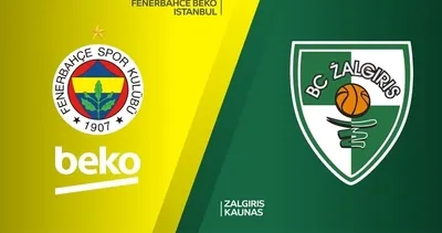 Zalgiris Kaunas - Fenerbahçe Beko maçı ne zaman, saat kaçta, hangi kanalda, şifresiz mi?