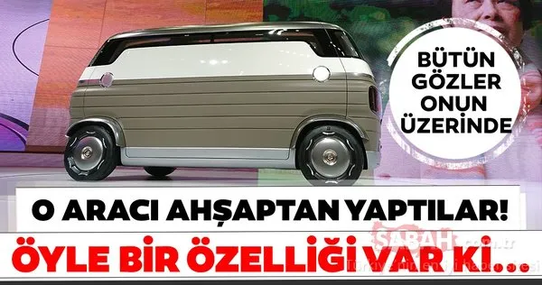 Geleceğin araçları Tokyo'da görücüye çıktı! Ahşaptan spor otomobil yaptılar: Öyle özellikleri var ki...