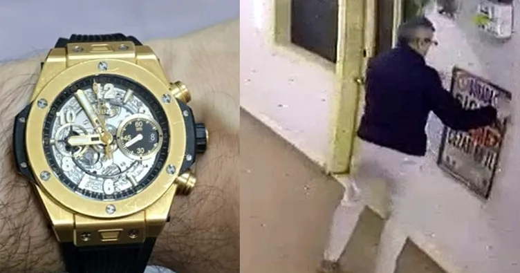 Milyonluk saati duvar delip çaldılar